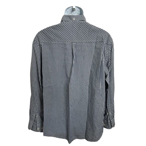 Men's Ben Sherman Heritage Button Down Shirt Sz XL Blue Check Long-Sleeve Pocket - Picture 7 of 7